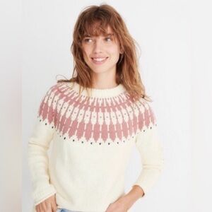 Madewell Fair Isle Keaton Sweater - S